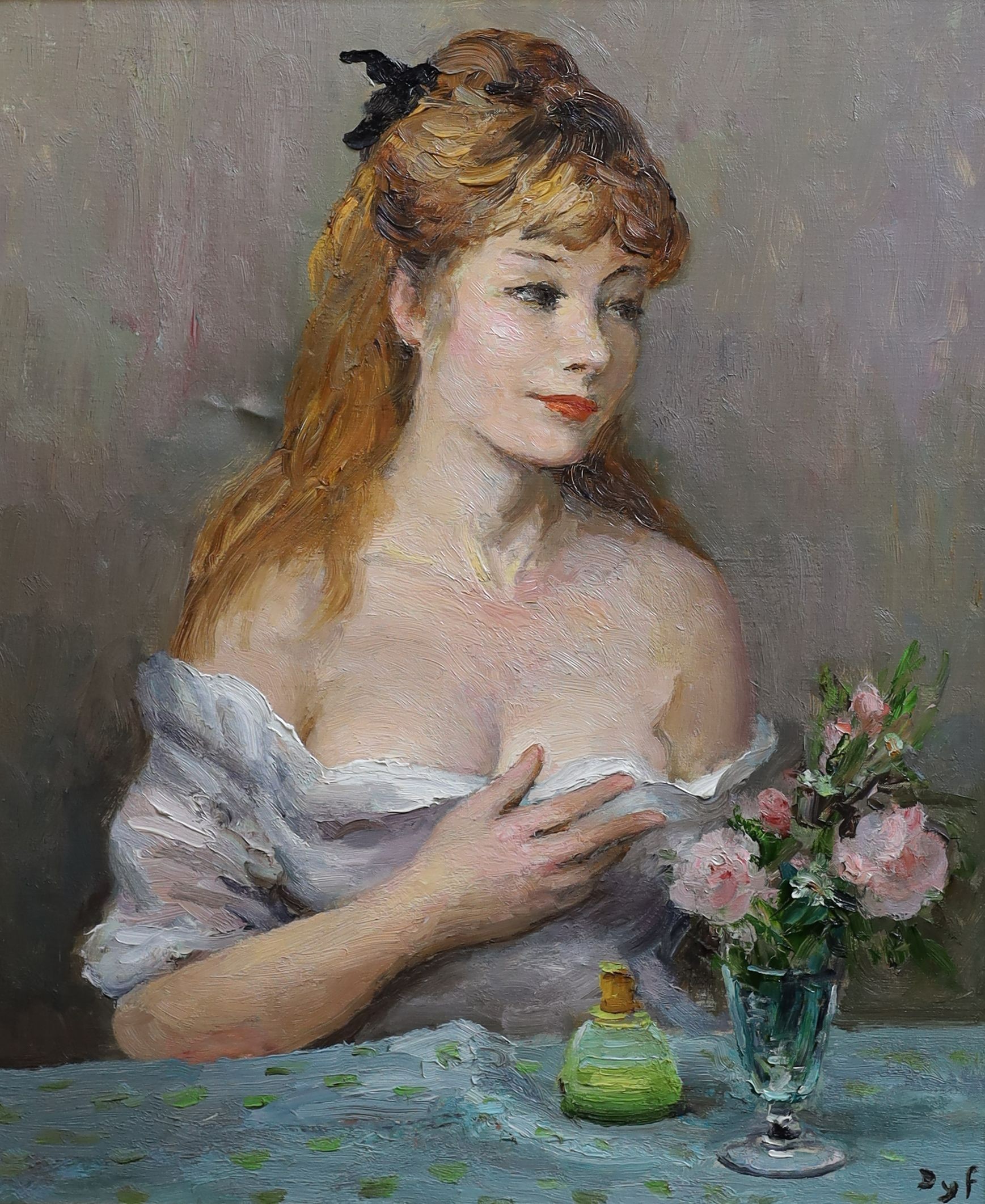 Marcel Dyf (French, 1899-1985), 'Claudine', oil on canvas, 54 x 44cm